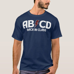 ABCD Tillbaka i klass 6 T Shirt