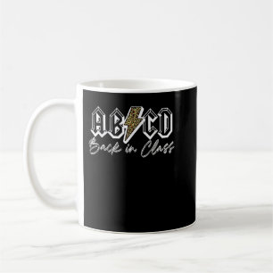 ABCD Tillbaka i klass Lärare T-Shirt Kaffemugg