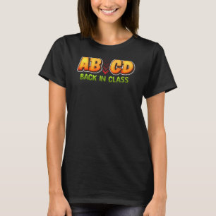 ABCD Tillbaka i klasslärare T Shirt