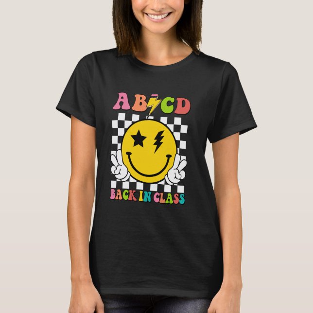 ABCD Tillbaka i klasslärarstudent Första dagen til T Shirt (Framsida)