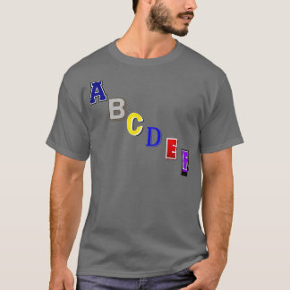 ABCDEF 2 T SHIRT