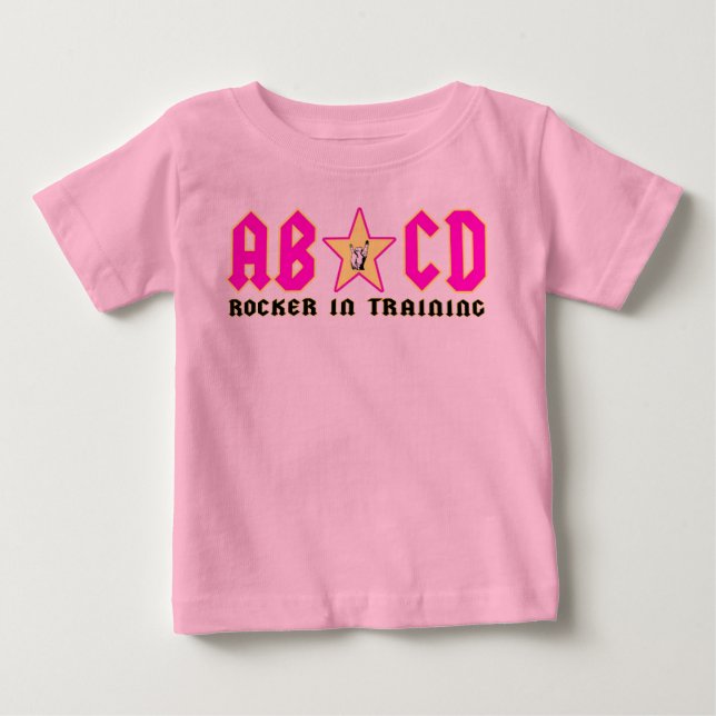 abcdpink t-shirt (Framsida)