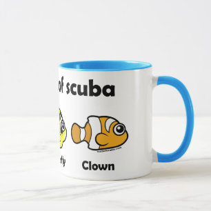 Abcen av scubaen mugg