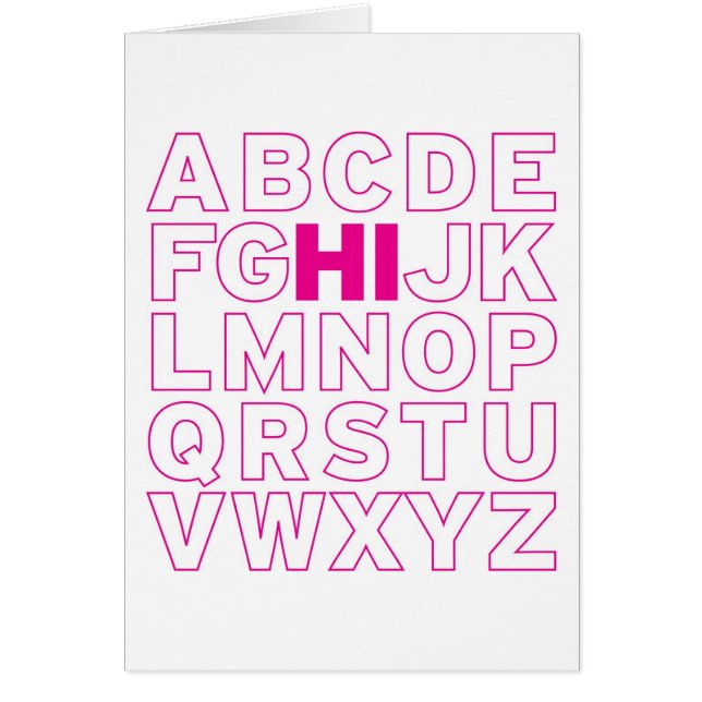 ABCHI-kort OBS Kort (Framsidan)