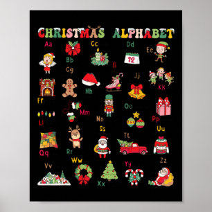 Abcs Learning Kindergarten Teacher Julljus Poster