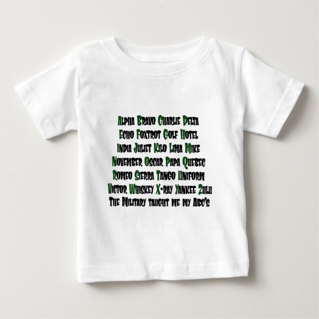ABCs militär T-shirt (Framsida)