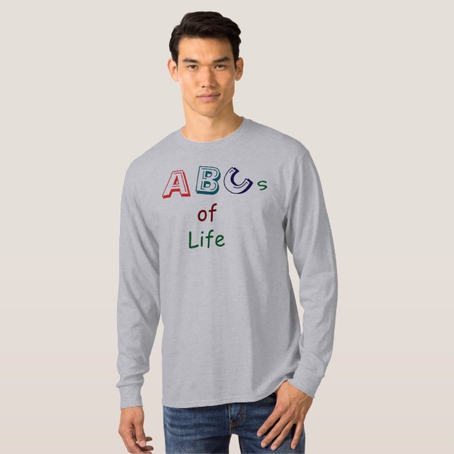 ABCs of Life T-Shirt (Hel framsida)