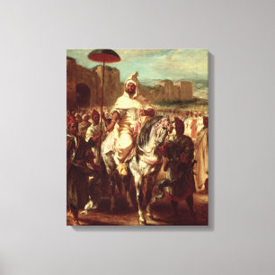 Abd Ar-Rahman Sultan av Marocko Canvastryck
