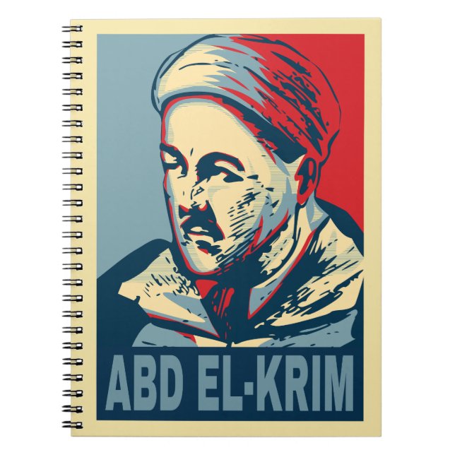 Abd el-Krim Rif Leader Hope Stil Abdelkarim Anteckningsbok (Framsidan)