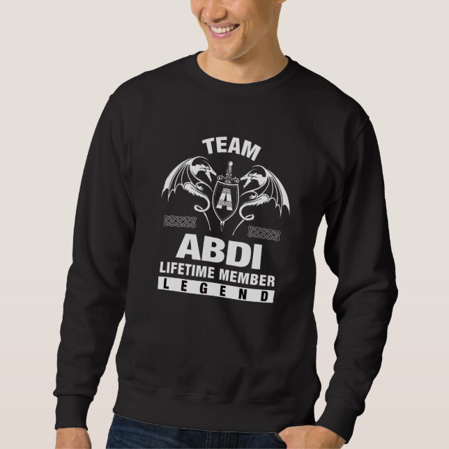 Abdi Livstidsmedlem Lång Ärmad Tröja (Framsida)