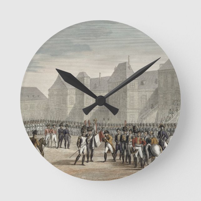 Abdikeringen av Napoleon och hans avvikelse från Rund Klocka (Framsida)