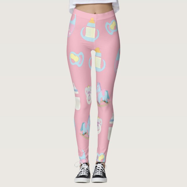 ABDL-damasker | AdultBaby | Baby4Life Leggings (Framsida)