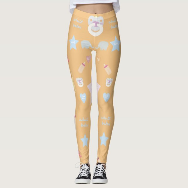 ABDL-damasker | Baby4Life Supercute |! Leggings (Framsida)