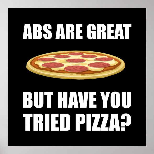 Abdominals Pizza Poster (Framsidan)
