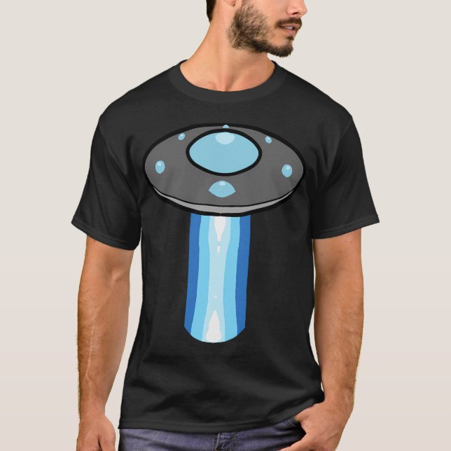 Abducera Ufo T Shirt (Framsida)