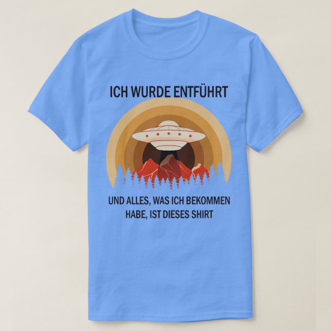 Abduction Science fiction UAP Ufo T Shirt (Design framsida)