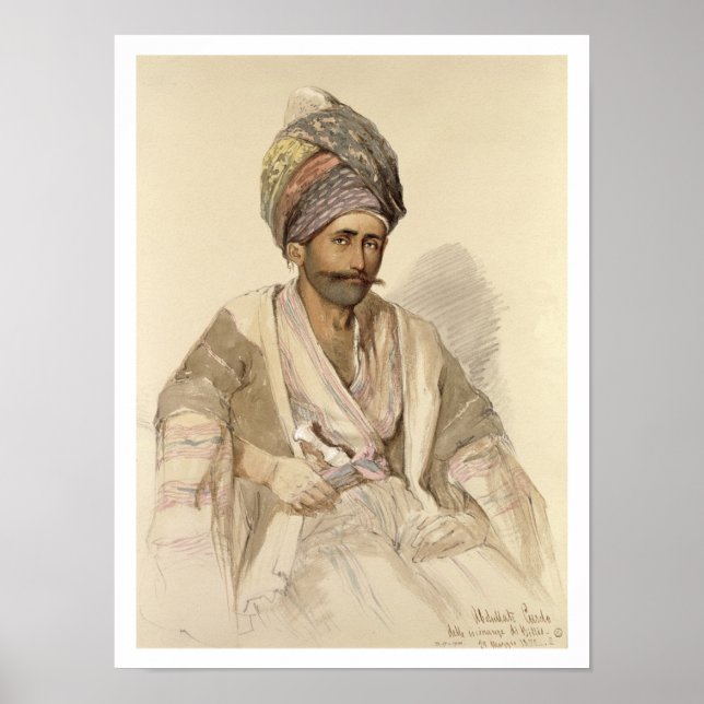 Abdullah - Kurd från Bitlis, 1852 Poster (Framsidan)