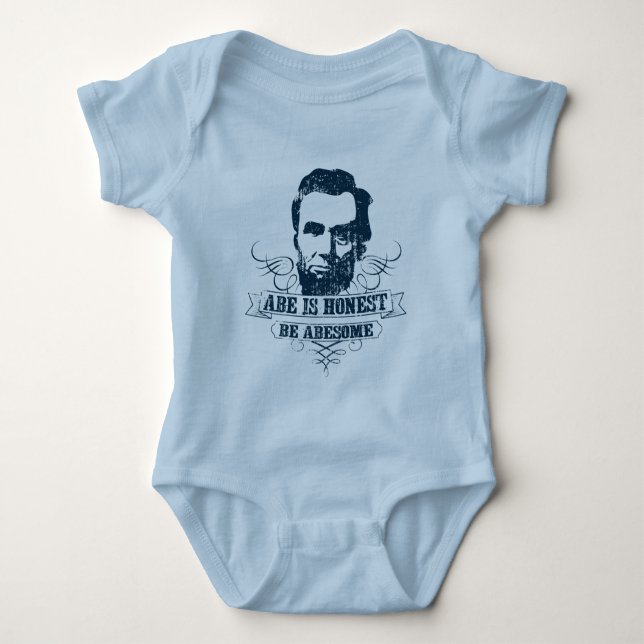 Abe är ärlig är Abesome T-shirt (Framsida)