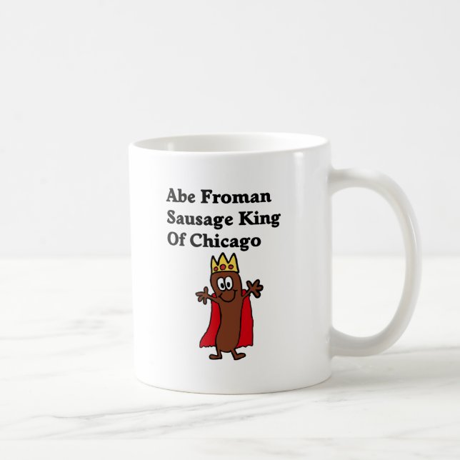 Abe Froman korvkung av Chicago Kaffemugg (Höger)