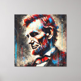ABE LINCOLN 16TH U.S PRESIDENT 5 CANVASTRYCK