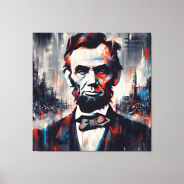 ABE LINCOLN 16TH U.S PRESIDENT 7 CANVASTRYCK