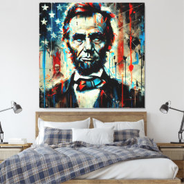 ABE LINCOLN 16TH U.S PRESIDENT 8 CANVASTRYCK