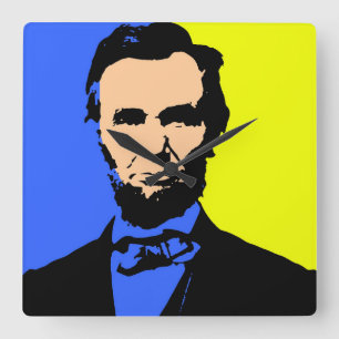 ABE LINCOLN 2 FYRKANTIG KLOCKA