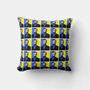 ABE LINCOLN 2 PILLOW FODRAL KUDDE