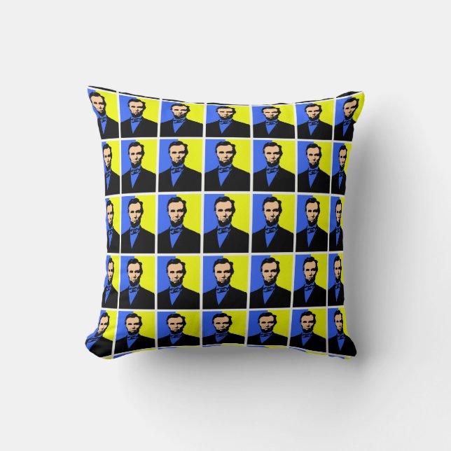 ABE LINCOLN 2 PILLOW FODRAL KUDDE (Framsida)