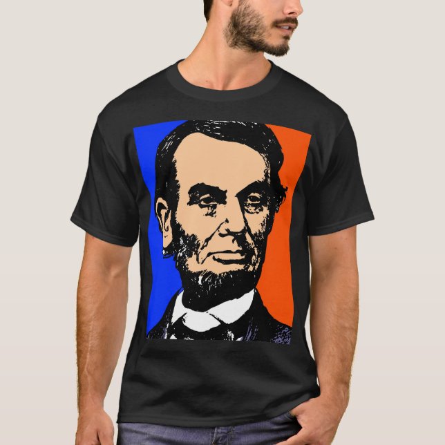 ABE LINCOLN (2) T SHIRT (Framsida)