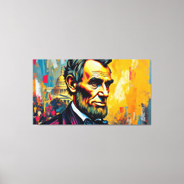 ABE LINCOLN 3 CANVASTRYCK