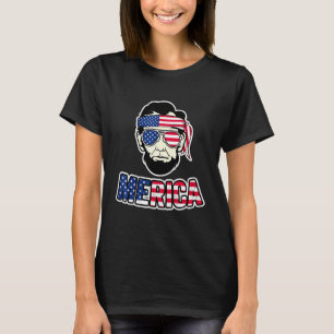 Abe Lincoln 4:e juli Merica Abraham Lincoln Ame T Shirt