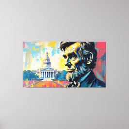ABE LINCOLN 9 CANVASTRYCK