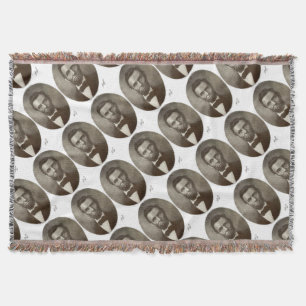 Abe Lincoln American President Vintage Porträtt US Mysfilt