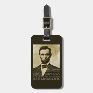 Abe Lincoln Bagagebricka