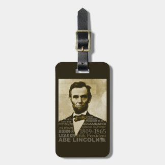 Abe Lincoln Bagagebricka