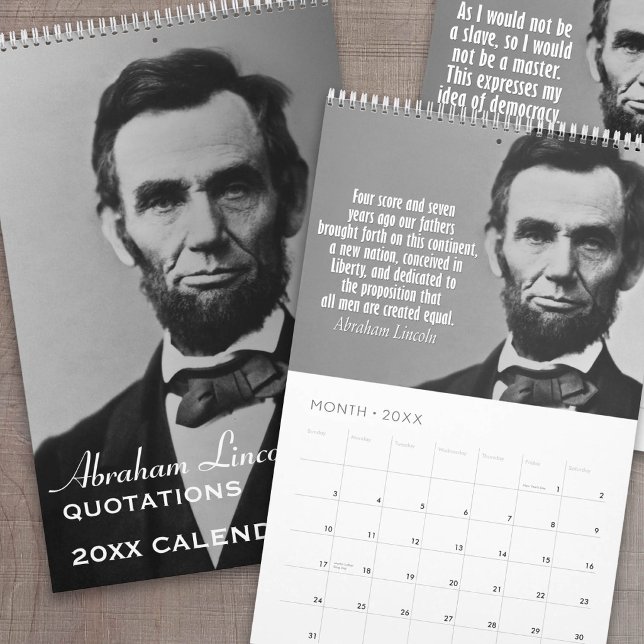 Abe Lincoln Citat Kalender (Quote Calendar)