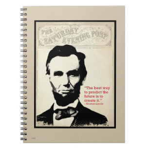 Abe Lincoln citationstecken Anteckningsbok