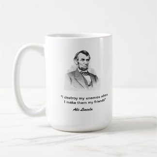 Abe Lincoln citationstecken Kaffemugg