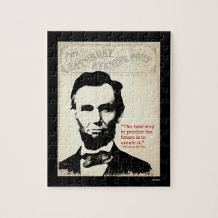 Abe Lincoln citationstecken Pussel