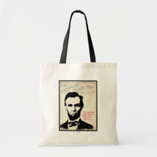 Abe Lincoln citationstecken Tygkasse