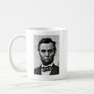 Abe Lincoln citationsteckenmugg Kaffemugg
