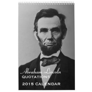 Abe Lincoln citerar 2015 Kalender