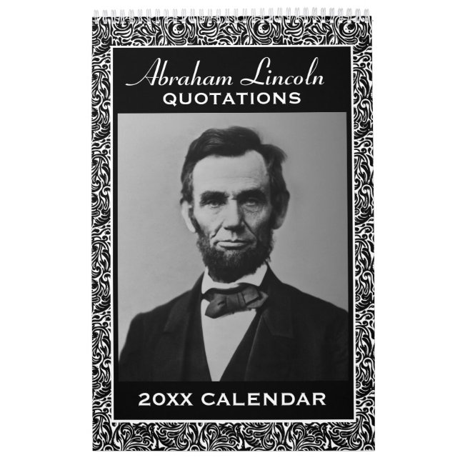 Abe Lincoln citerar med presidentfotot Kalender (Omslag)