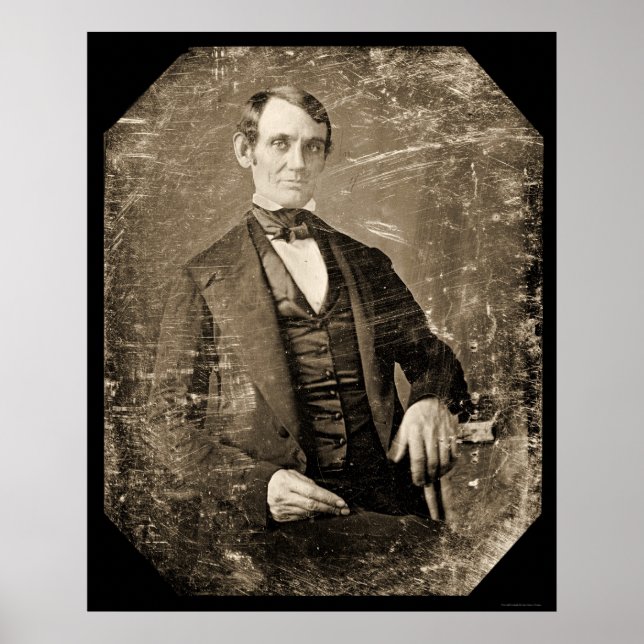 Abe Lincoln Daguerreotype 1846 Poster (Framsidan)