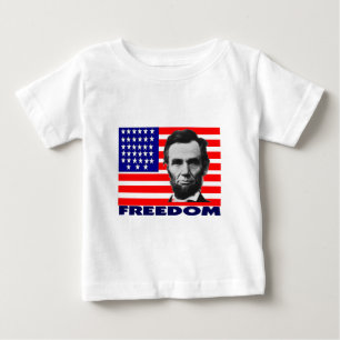 Abe Lincoln "Freedom" Flagga Art Gifts - Unik Tröja