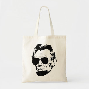 Abe Lincoln Funny Abraham Lincoln Porträtt med Su Tygkasse