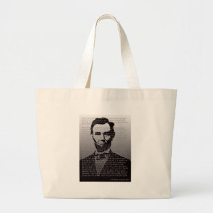 Abe Lincoln Gettysburg adress Jumbo Tygkasse