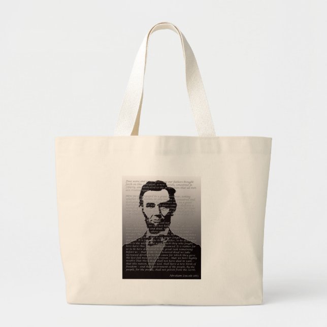 Abe Lincoln Gettysburg adress Jumbo Tygkasse (Framsidan)