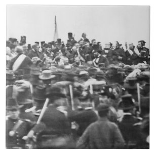 Abe Lincoln Gettysburg Adress: Slut på Krig Kakelplatta